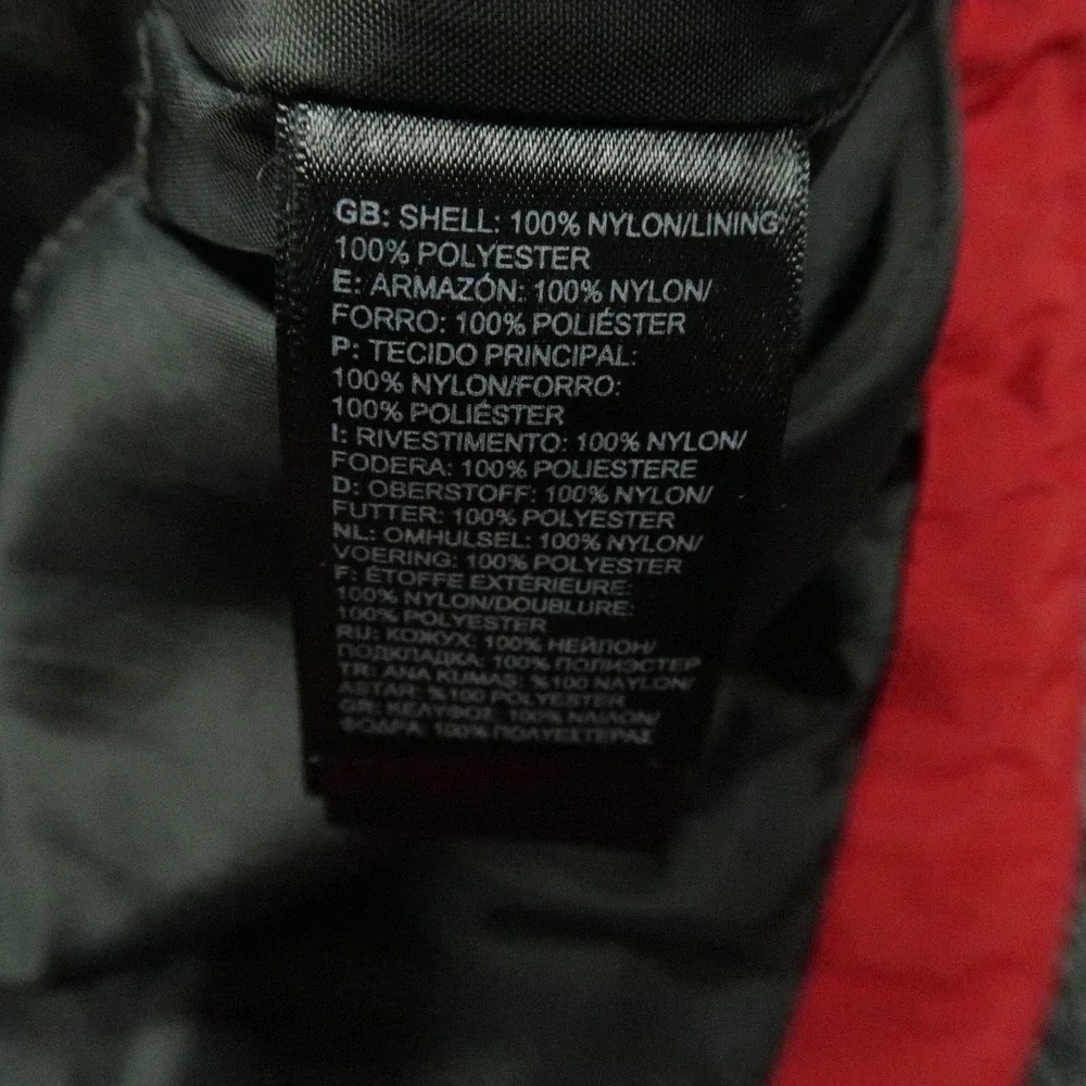 The North Face Jacket Mens Medium Red Resolve 2 Waterproof DryVent Hooded Lined